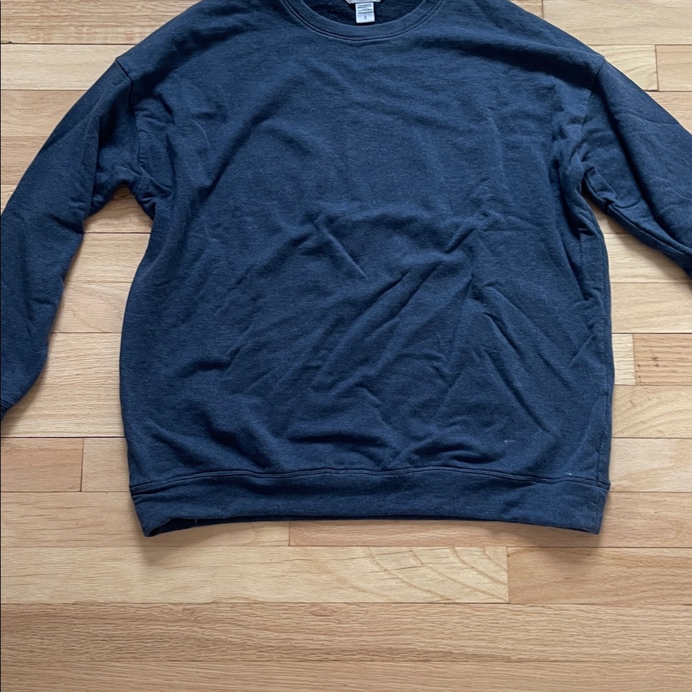 Athleta Women’s dark navy  Crewneck Sweater size L - Picture 2 of 6